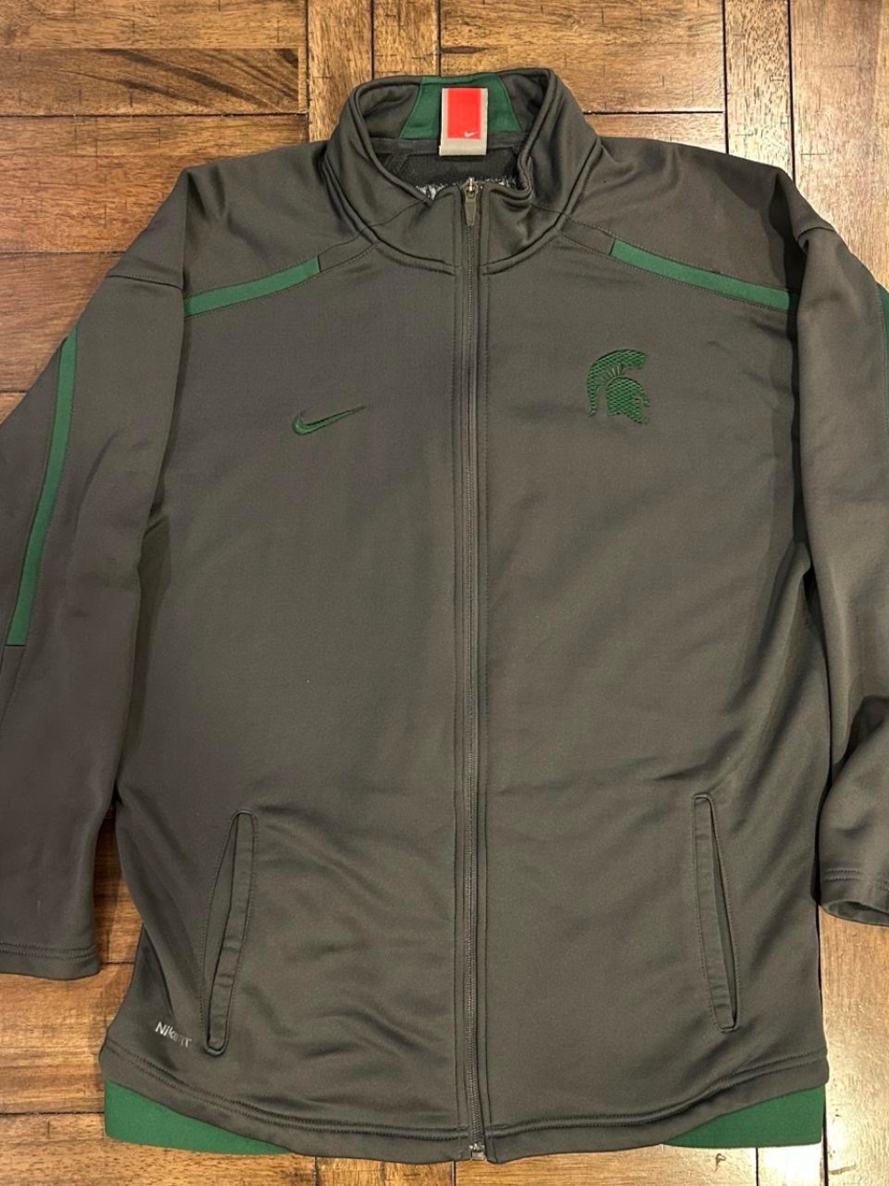 Nike Michigan State Spartans Zip-Up Jacket – Size M